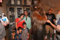 memory maker image with Chewbacca inside Rise of the Resistance