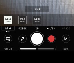 choose an aperture on ProShot app